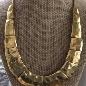 KARINE SULTAN Gold Plated Bib Necklace